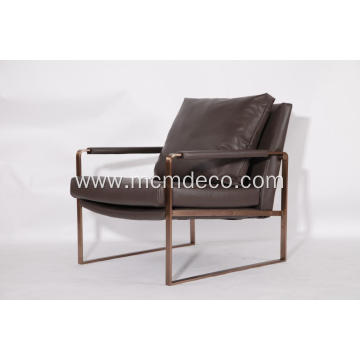 Modern Zara Stainless Steel Lounge Chair